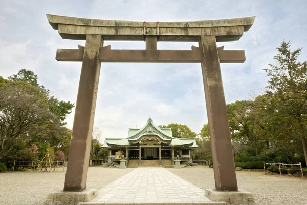 Osaka Japão Junho 2018 Portão Antigo Madeira Torii Entrada Para — Fotografia de Stock