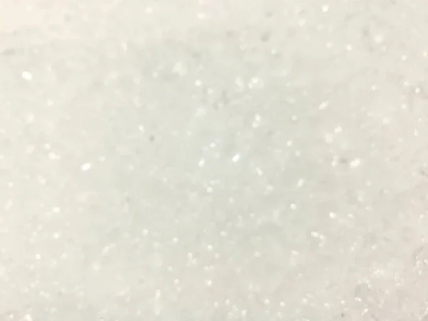 Zbliżenie Niewyraźne Refleksyjną Oświetlenie Sterty Biały Cukier Tła Tapety — Zdjęcie stockowe