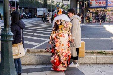 Osaka, Japonya, 14 Ocak 2019: 