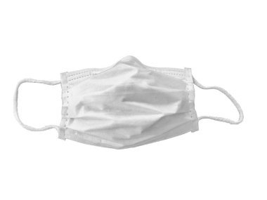 Toz ve beyaz arka plan ve kırpma yolları ile erkek virüs maske yalıtır. Toz ve virüs maske bazı tip bir koru toz ve nano boyutta herhangi bir virüs olabilir.
