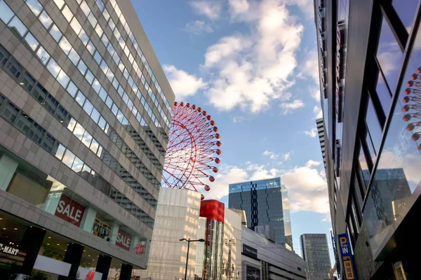 Osaka Japonia Stycznia 2019 Widok Budynku Biurowego Centrum Handlowego Okolicy — Zdjęcie stockowe