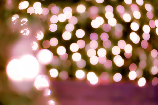 Blurred Bokeh Pink Led Lighting Valentine Night Party Full Screen — стоковое фото