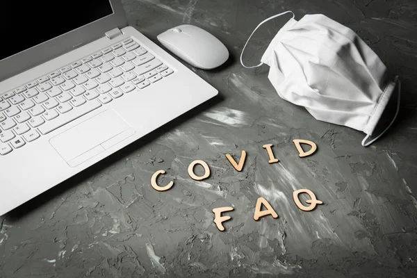 Covid facts and fakes quarantine pandemic news and treatment - banner concept