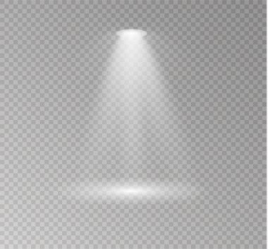 Altın parlayan kümesi üzerinde şeffaf arka plan izole etkileri ışıklar. Güneş ışınları ile flash ve spot. Parlama ışık efekti. Yıldız patlaması ile parıldıyor.