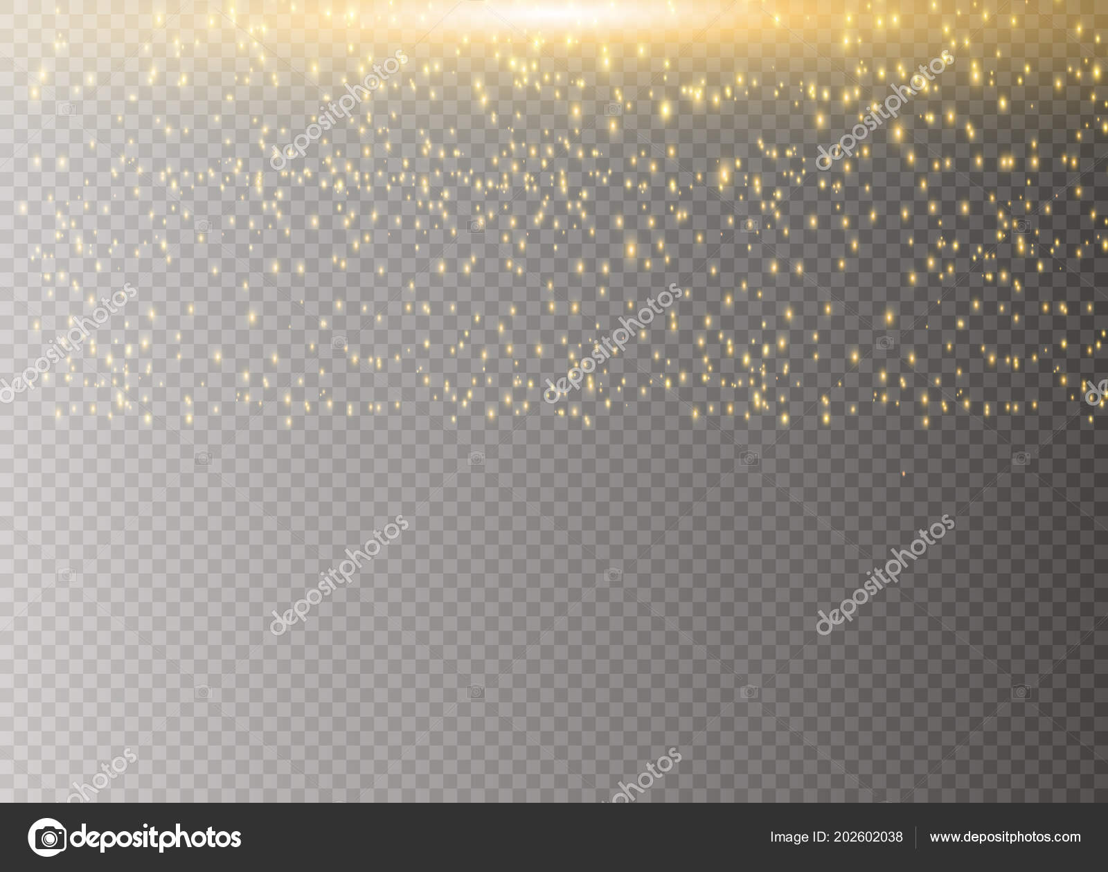 Image vectorielle Etincelles blanches et étoiles dorées scintillent effet de  lumière spécial. Vector scintille sur fond transparent. Résumé de Noël par  ©irina11998877.gmail.com - 202602038, image size:1600x1260
