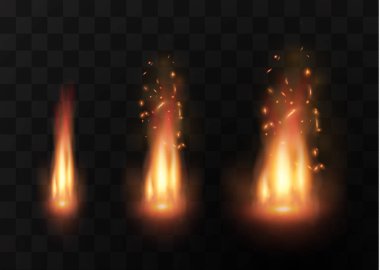 Alev ateş sparks siyah bir arka plan ile. Ateşli storm.a atış bir karanlık gece air.over içinde uçan bir kıvılcım doku.