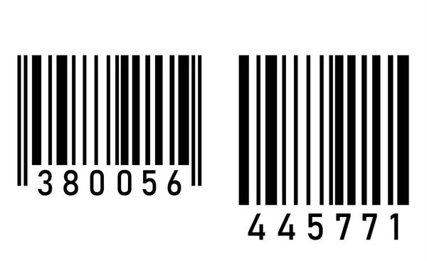 Icône de code à barres réaliste. Un code à barres plat simple et moderne. Marketing, le concept d'Internet. Signe vectoriel à la mode d'une marque commerciale pour la conception de site Web, application mobile — Image vectorielle