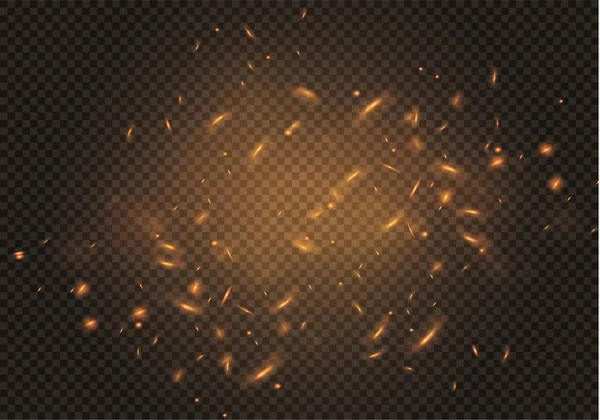 Alev ateş sparks siyah bir arka plan ile. Ateşli storm.a atış bir karanlık gece air.over içinde uçan bir kıvılcım doku.