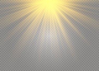 Saydam arka plan üzerinde beyaz parlak ışık patlaması patlama. Vektör çizim ışık efekti dekorasyon Ray. Parlak yıldız. Yarı saydam Parlatıcı güneş, parlak parlama. Merkezi canlı flaş.