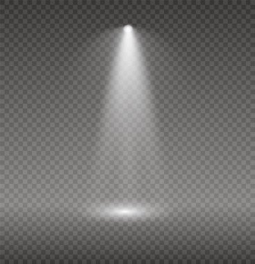 Altın parlayan kümesi üzerinde şeffaf arka plan izole etkileri ışıklar. Güneş ışınları ile flash ve spot. Parlama ışık efekti. Yıldız patlaması ile parıldıyor.