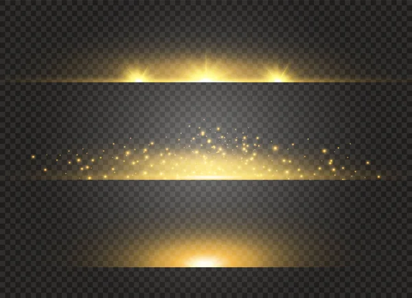 Explosión de luz brillante blanca sobre fondo transparente. Ilustración vectorial efecto de luz decoración con rayo. Una estrella brillante. Sol brillante translúcido, destello brillante. Centro vibrante flash . — Vector de stock