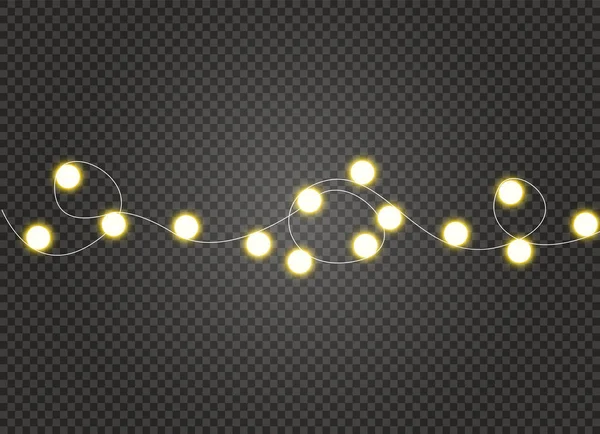 Christmas lights lamp — Stockvector