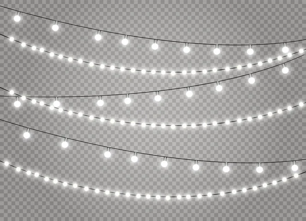 クリスマス ライト ランプ — ストックベクタ