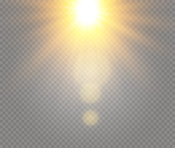 Luz solar blanca — Vector de stock