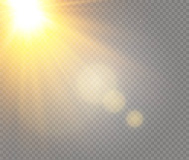 Beyaz güneş ışık