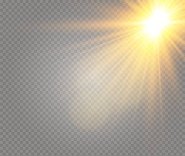 Beyaz güneş ışık