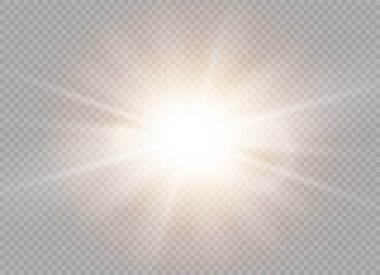 Beyaz parlayan ışık