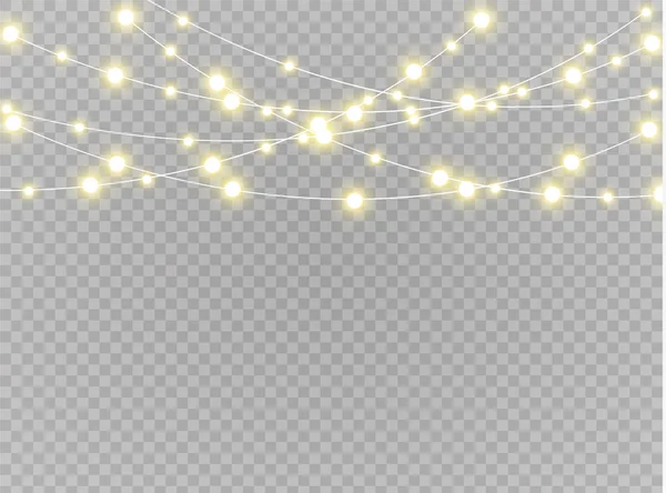 Christmas lights lamp — Stockvector