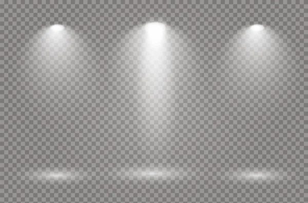 Spotlight light scene — Stock Vector