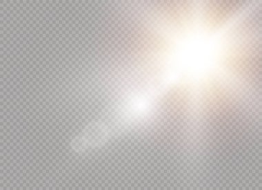 Beyaz güneş ışık