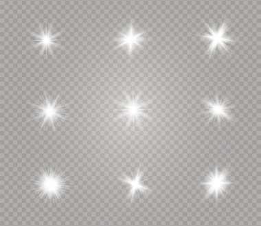 Beyaz parlayan ışık