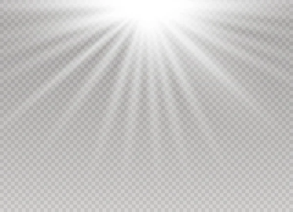 Weißes gleißendes Licht — Stockvektor