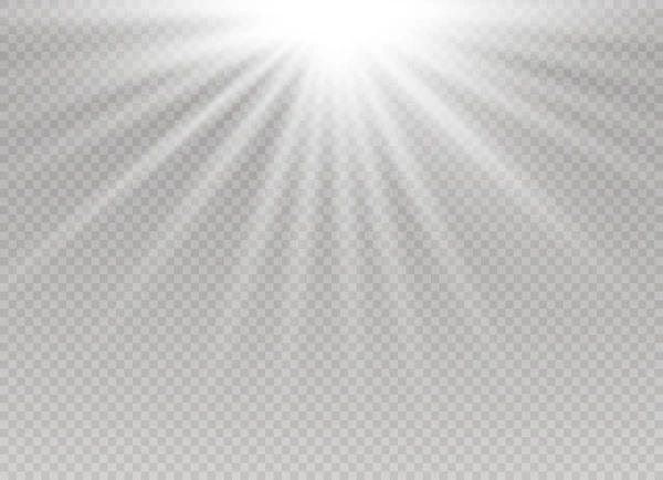 Luz blanca brillante — Vector de stock