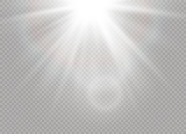 Beyaz güneş ışık