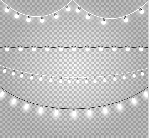 クリスマス ライト ランプ — ストックベクタ