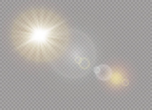 Белый солнечный свет — стоковый вектор