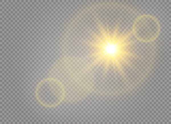 Luz solar blanca — Vector de stock