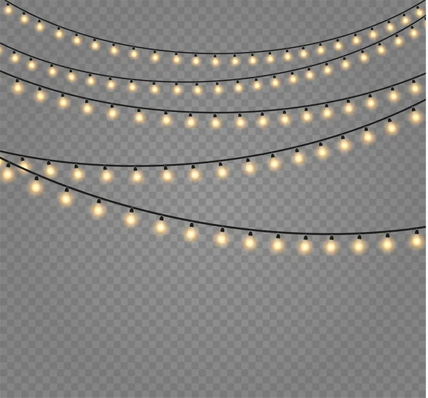 Christmas lights lamp — Stockvector