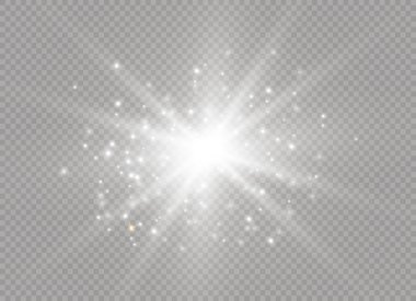 Beyaz parlayan ışık