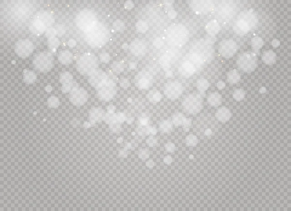 Christmas Dust white — Stock Vector