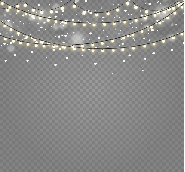 Christmas lights lamp — Stockvector