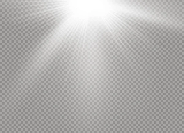 Λευκό λαμπερό φως — Διανυσματικό Αρχείο