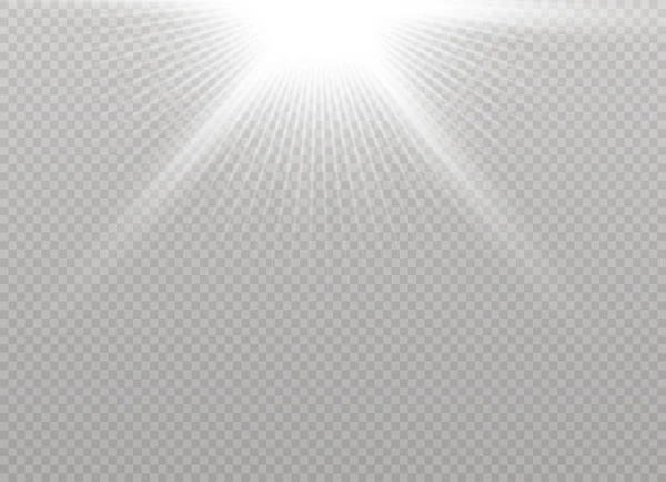 Luz blanca brillante — Vector de stock