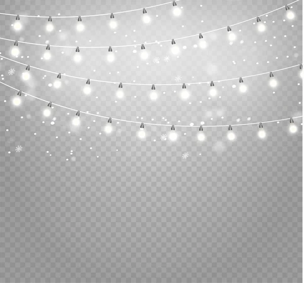 Christmas lights lamp — Stockvector