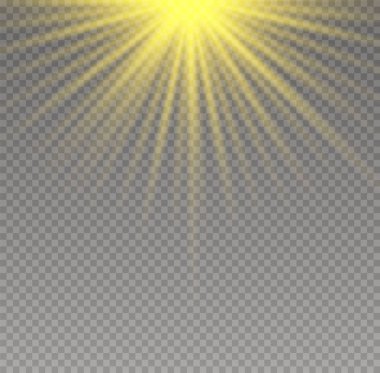 Beyaz parlayan ışık