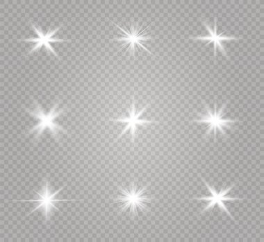 Beyaz parlayan ışık