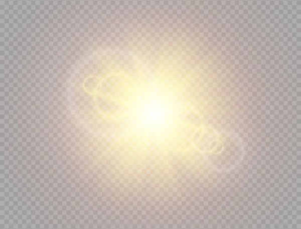 Weißes Sonnenlicht — Stockvektor