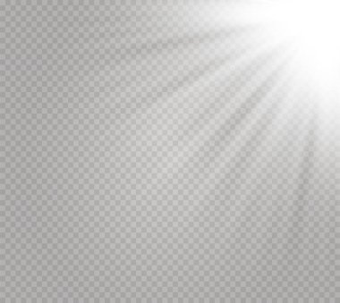 Beyaz parlayan ışık