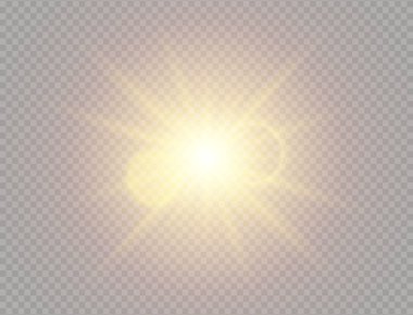 Beyaz güneş ışık