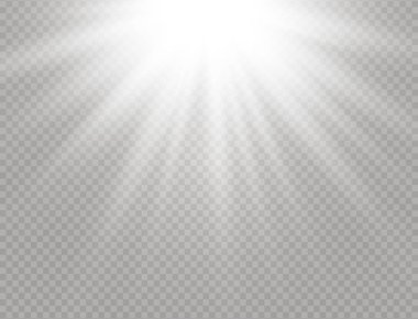 Beyaz parlayan ışık