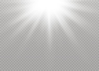 Beyaz parlayan ışık