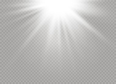 Beyaz parlayan ışık