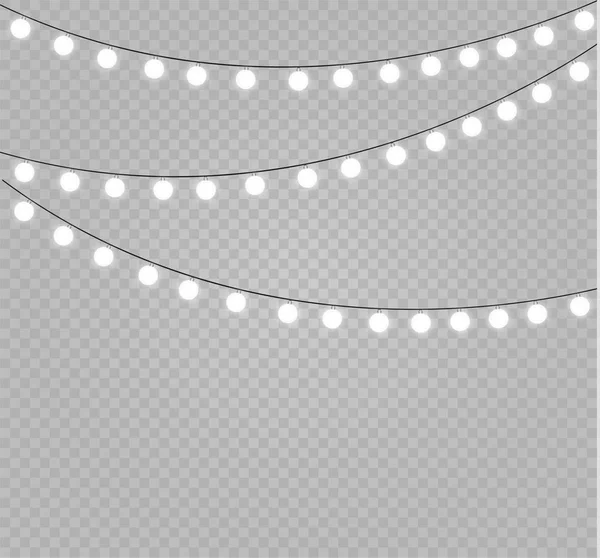 Christmas lights lamp — Stockvector