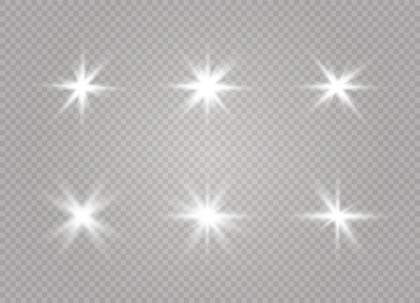 Lumière blanche brillante — Image vectorielle