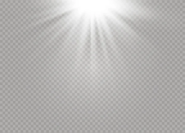 Luz blanca brillante — Vector de stock