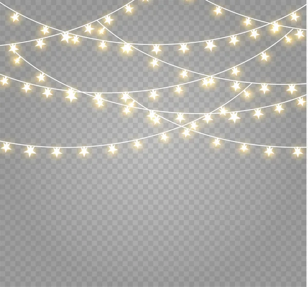 Christmas lights lamp — Stockvector